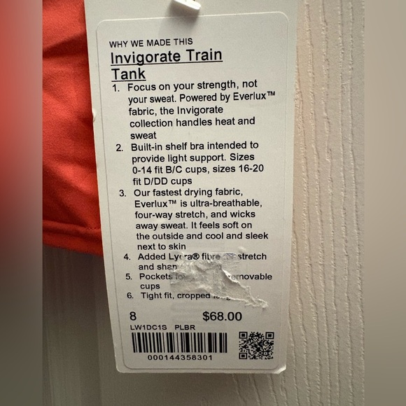Lululemon Invigorate Train Tank - Picture 5 of 5